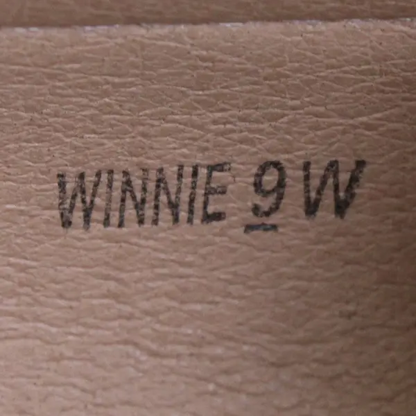 GC Shoes Beige Faux Leather Driving Loafers Decorative Vamp Strap Women's 9W