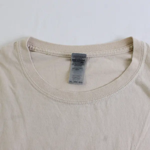 Gildan Men's 3XL Tan "Everyone Born Right Handed Only Gifted Overcome It" Tee