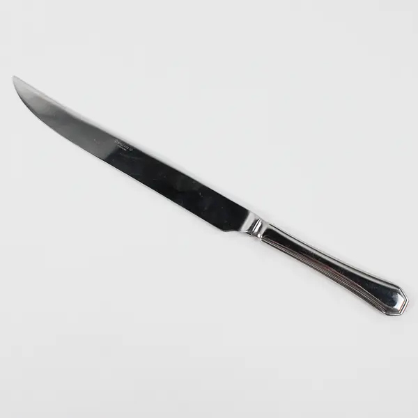 Wallace Silver Casino Pattern 18/10 SS Roast Carving Knife 12.5" Rare HTF Piece