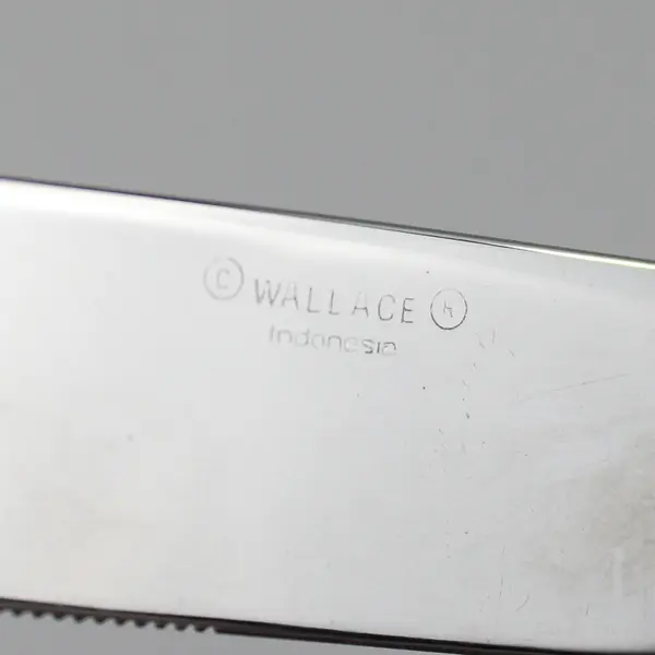 Wallace Silver Casino Pattern 18/10 SS Roast Carving Knife 12.5" Rare HTF Piece