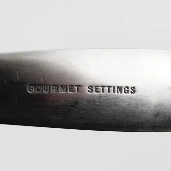 2 Gourmet Settings Vault Pattern (Matte) 18/10 SS Meat Serving Forks 10.25" Rare