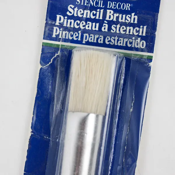 Plaid Stencil Decor Stencil Brush in Original Packet, #34058