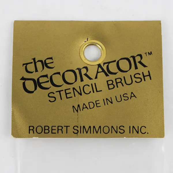 Robert Simmons 960 The Decorator Stencil Brush, New in Packet