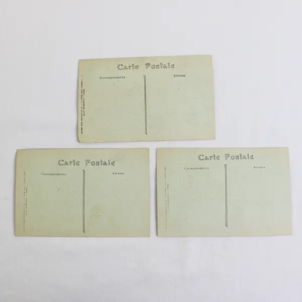 Lot of 3 Vintage Orleans France Litho Postcards 1910s