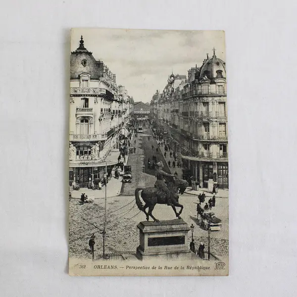 Lot of 3 Vintage Orleans France Litho Postcards 1910s