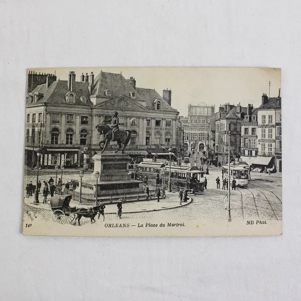 Lot of 3 Vintage Orleans France Litho Postcards 1910s