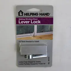 Helping Hand Sliding Window/Door Lever Lock Child Resistant/Baby Proof No. 40105