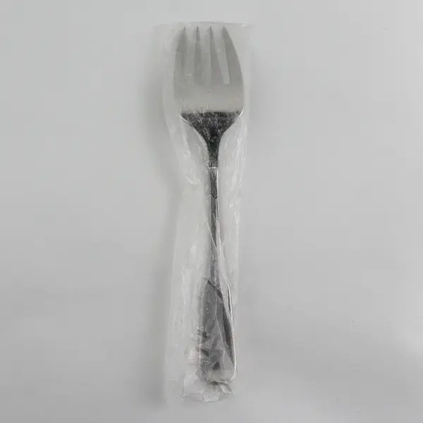 Ski & Sea Pattern 18/8 SS Unknown Brand 4-Tine Serving Fork 8.5" Rare HTF New