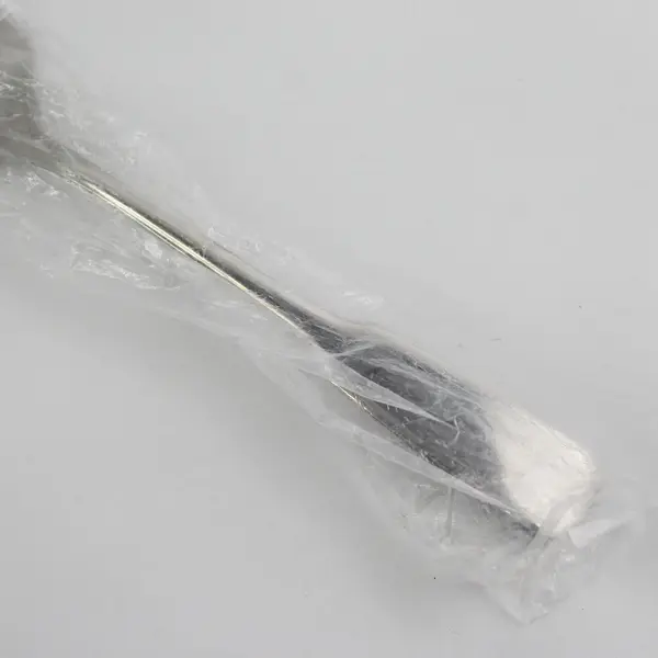 Ski & Sea Pattern 18/8 SS Unknown Brand 4-Tine Serving Fork 8.5" Rare HTF New