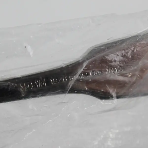 Ski & Sea Pattern 18/8 SS Unknown Brand 4-Tine Serving Fork 8.5" Rare HTF New