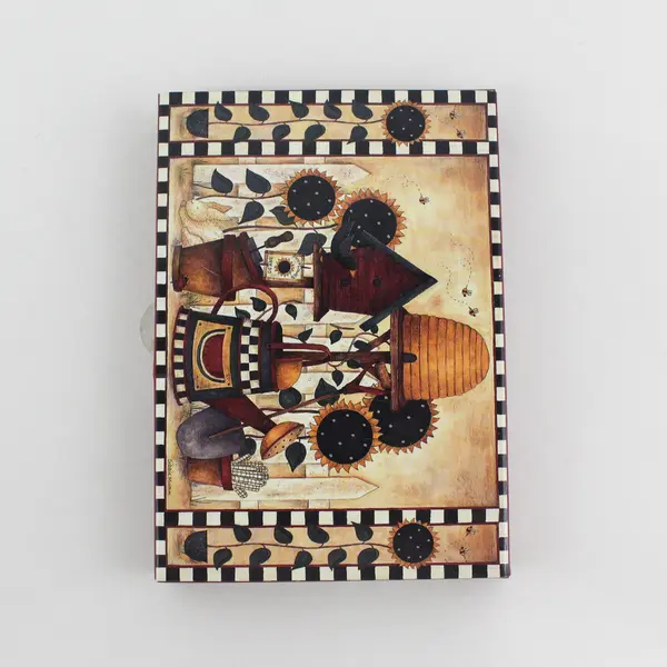 Set of 6 Debbie Mumm Backyard Birdhouses Summer Notecards with Envelopes