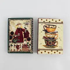 Lot of 7 Debbie Mumm Notecards with Envelopes Garden Angels & Time For Tea