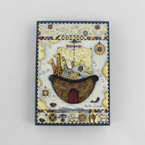 Set of 8 Debbie Mumm Noah's Journey Notecards with Envelopes