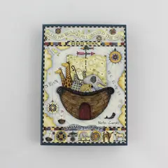 Set of 8 Debbie Mumm Noah's Journey Notecards with Envelopes