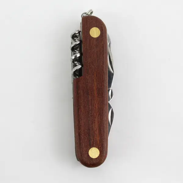 Wood Handle Stainless Steel Multi Purpose Tool – 11 Tools