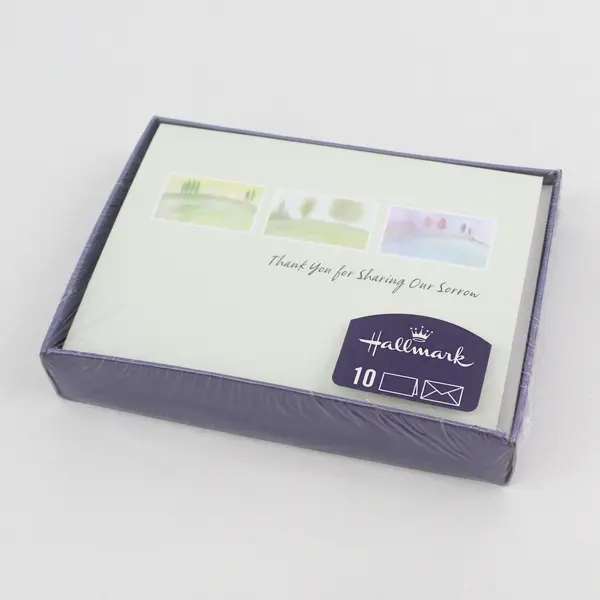 20 Hallmark Sympathy Thank You Notecards with Envelopes NEW SEALED
