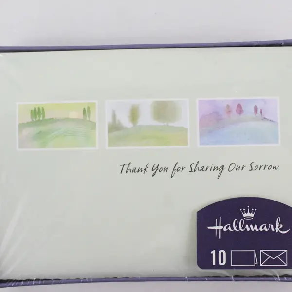20 Hallmark Sympathy Thank You Notecards with Envelopes NEW SEALED