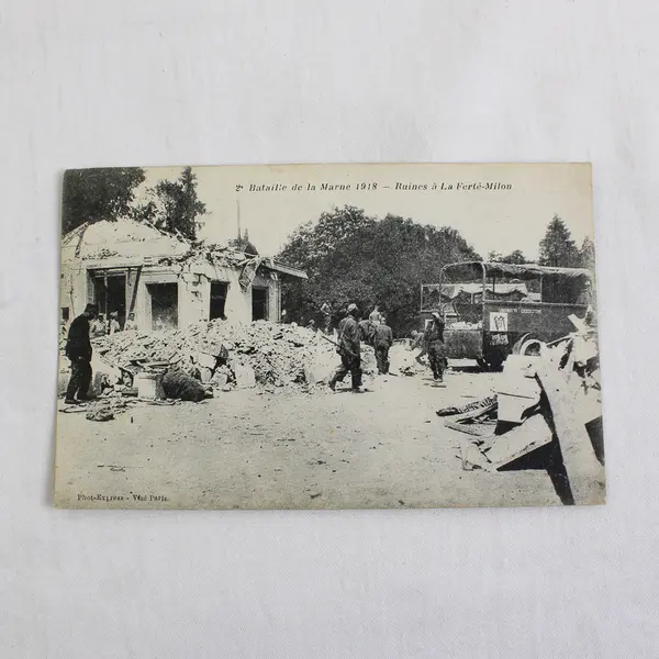 Lot of 3 2nd Battle Of Marne 1918 France Litho Postcards WWI