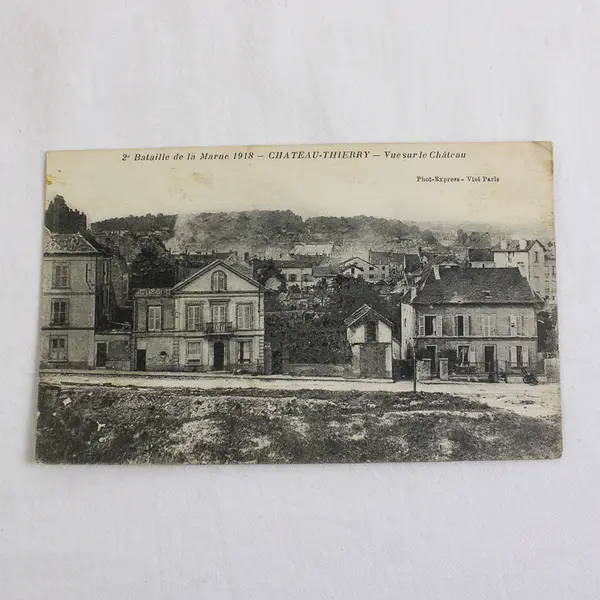 Lot of 3 2nd Battle Of Marne 1918 France Litho Postcards WWI