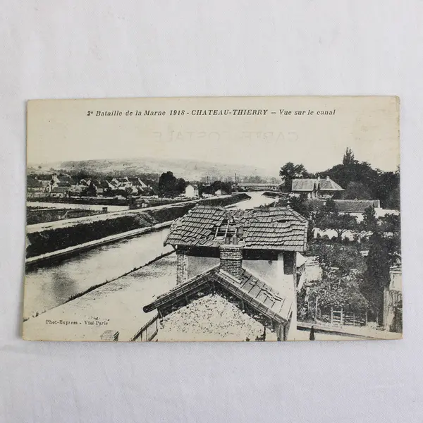 Lot of 3 2nd Battle Of Marne 1918 France Litho Postcards WWI