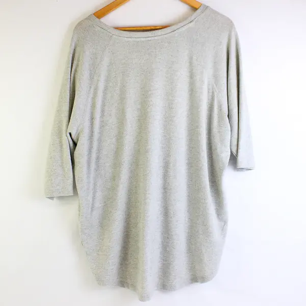 NFL Team Apparel Gray Seattle Seahawks Quarter Length Sleeve Sweater Women's XL