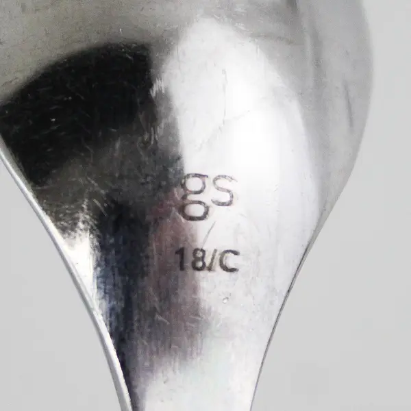 Gourmet Settings Loft-Glossy Pattern 18/0 SS Iced Tea Spoon 7.5" Rare HTF Piece