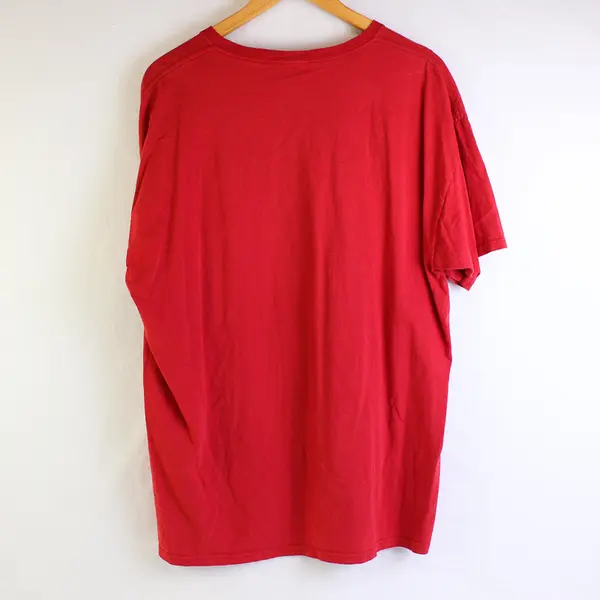 Disney Red "Grandma" Minnie Mouse Printed Short Sleeve T-Shirt Women's XL