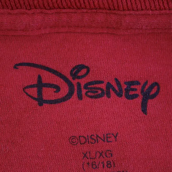 Disney Red "Grandma" Minnie Mouse Printed Short Sleeve T-Shirt Women's XL