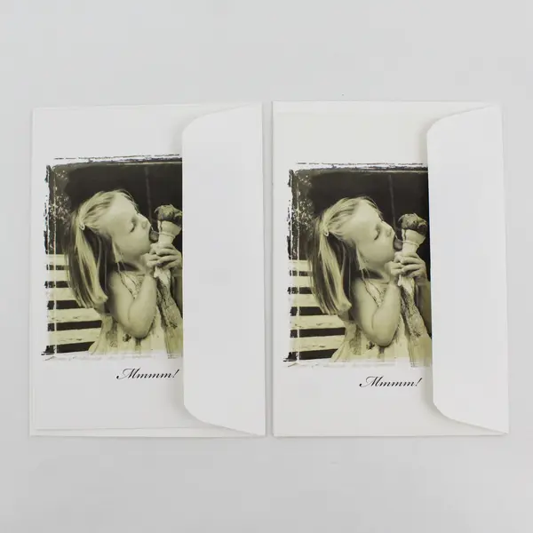 Lot of 9 Simple Charming Birthday Cards with Envelopes