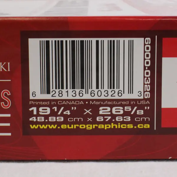 Canadian Pac. Banff-Lake Louise Ski Areas 1,000 pc. Jigsaw Puzzle, Complete