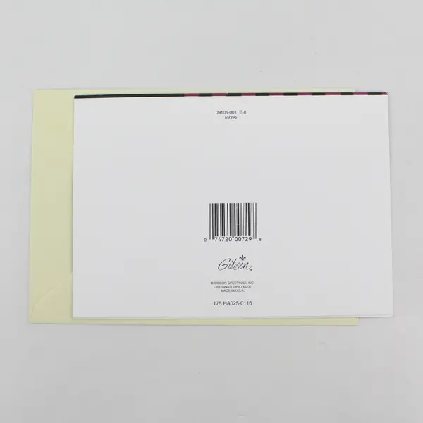 Set of 5 Vintage Gibson Greetings Congratulations Notecards with Envelopes