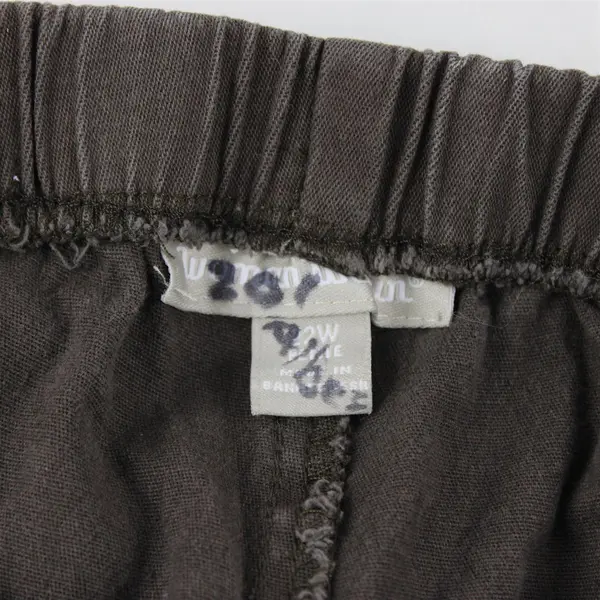 Woman Within Women's 22W Petite Brown Elastic Waist Pull On Pants