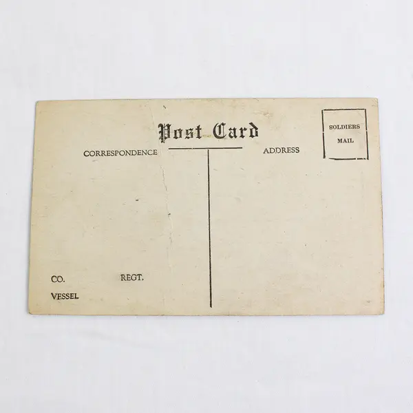 Hello Just Got Back Jewish Welfare US Army Navy Board Postcard 1919 WWI
