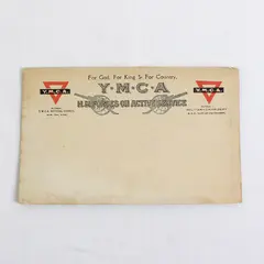 YMCA England Military Camp Postcard WWI Unposted