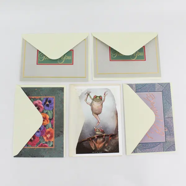 Lot of 19 Assorted Greeting and Note Cards with Envelopes