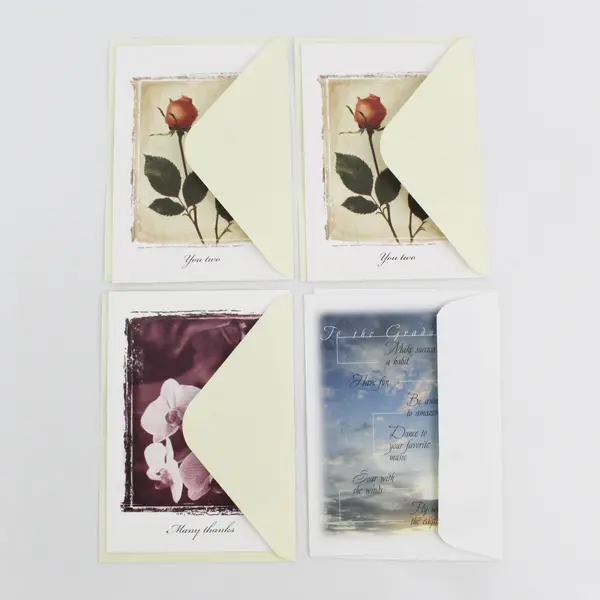 Lot of 19 Assorted Greeting and Note Cards with Envelopes