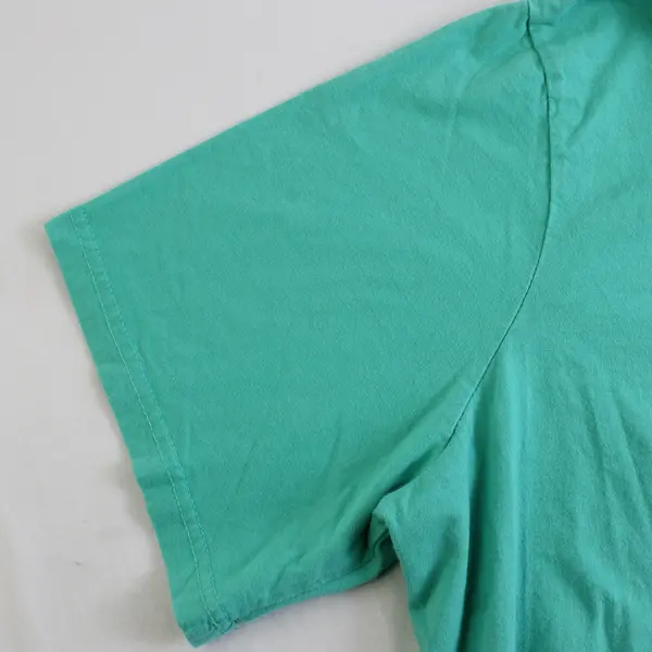 King Size Men's 3XL Turquoise 100% Cotton Short Sleeve T-Shirt