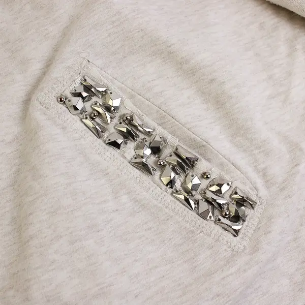 Fluent Life White Sleeveless Hoodie Sweater 100% Cotton Women's Size L