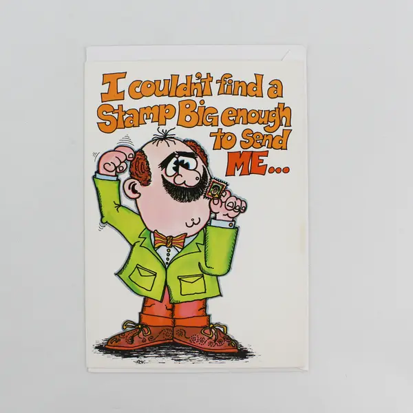 VTG 1977 General Electric Snappers! Funny Greeting Card with Envelope