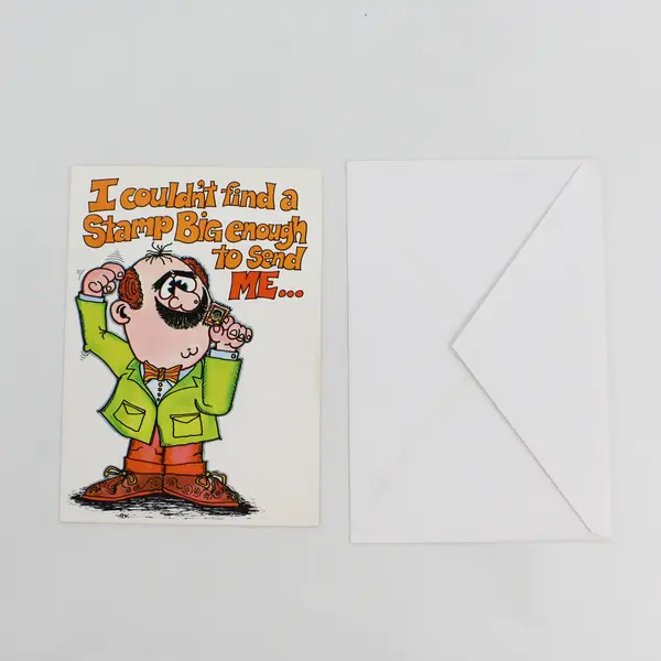 VTG 1977 General Electric Snappers! Funny Greeting Card with Envelope
