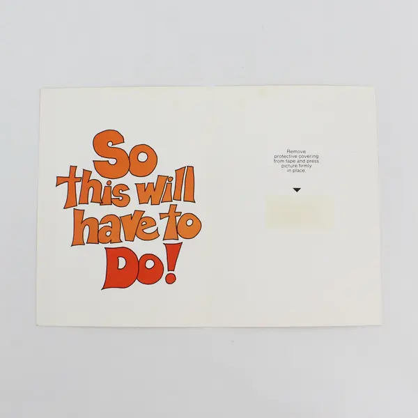 VTG 1977 General Electric Snappers! Funny Greeting Card with Envelope