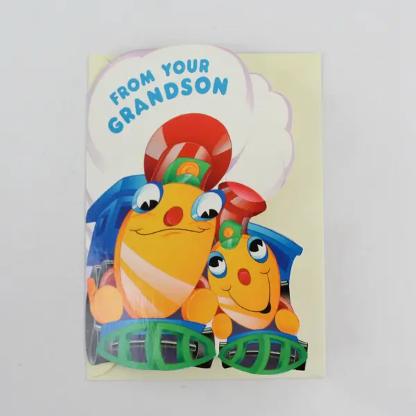 Vintage Hallmark Ambassador Fathers Day Grandpa Greeting Card with Envelope