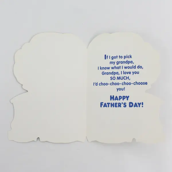 Vintage Hallmark Ambassador Fathers Day Grandpa Greeting Card with Envelope