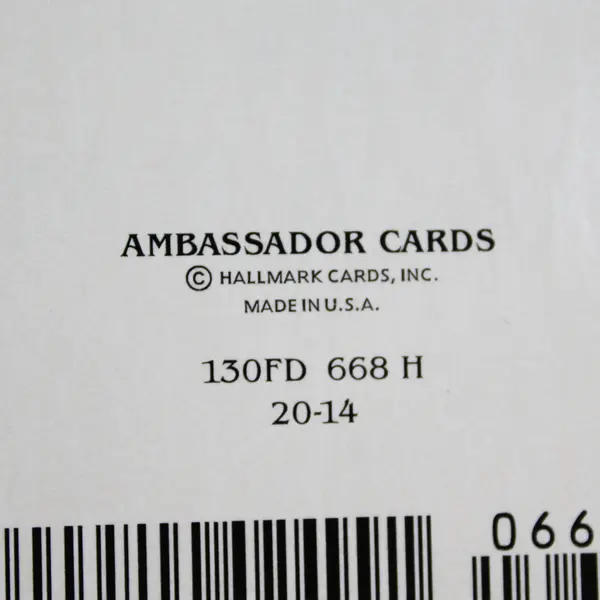 Vintage Hallmark Ambassador Fathers Day Grandpa Greeting Card with Envelope