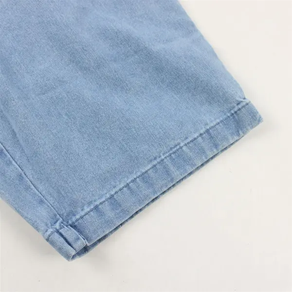 Woman Within Women's 20W Petite Light Wash Denim Elastic Waist Pull On Capris