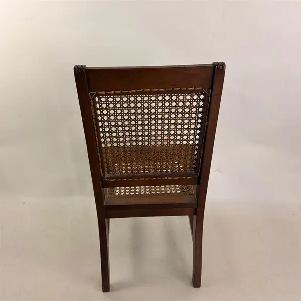 Vintage Louis XVI Style French Cane Accent Chair Carved- Local Pickup Only