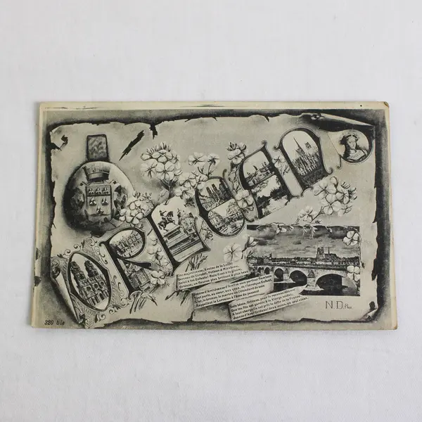 Vintage Orleans France Litho Postcard 1910s Neurdein Freres