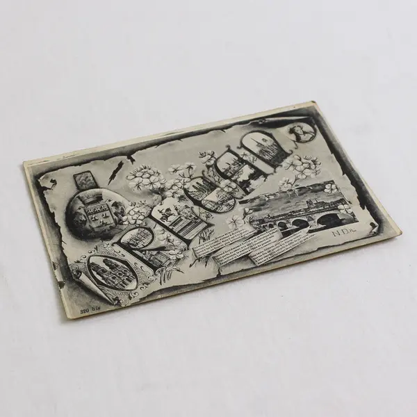 Vintage Orleans France Litho Postcard 1910s Neurdein Freres