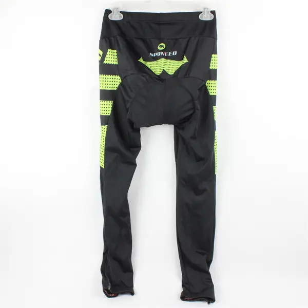 Sponeed Black and Green Cycling Pants Size Medium