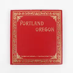 Portland Oregon From The Heights West of the City Looking East Panoramic Photo